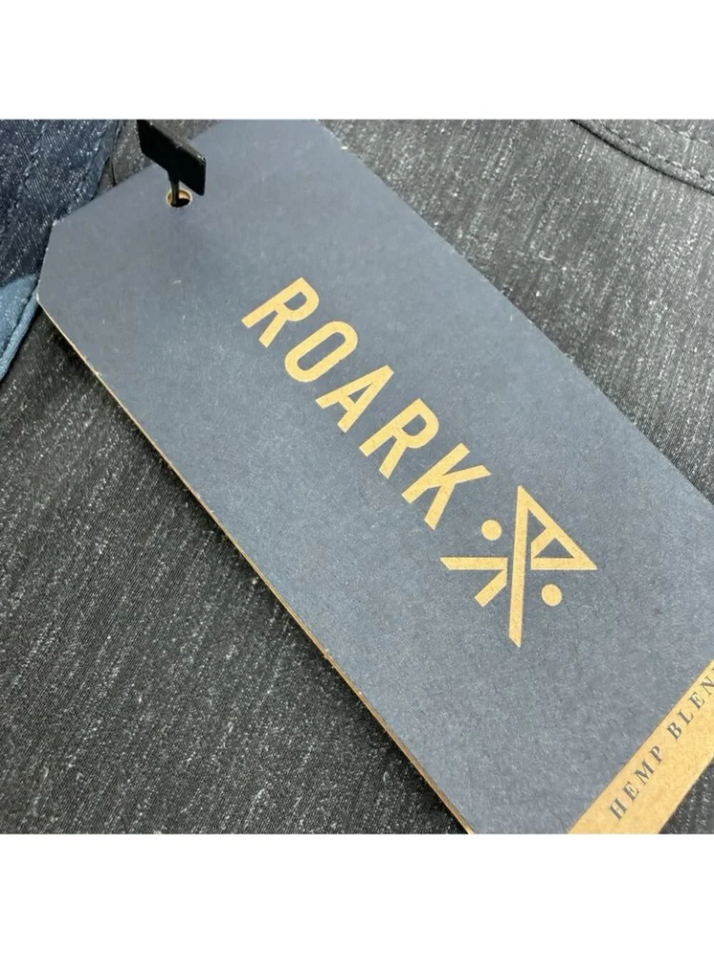 Roark Passage Hemp Boardshorts Mens Size 40 Gray NWT Surf Swim Beach 18in Travel